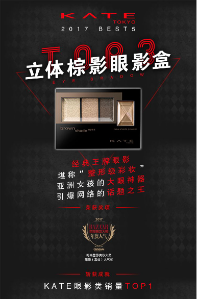 權威媒體評選明星彩妝單品TOP5，新的一年照著“ALL IN ”準沒錯！7